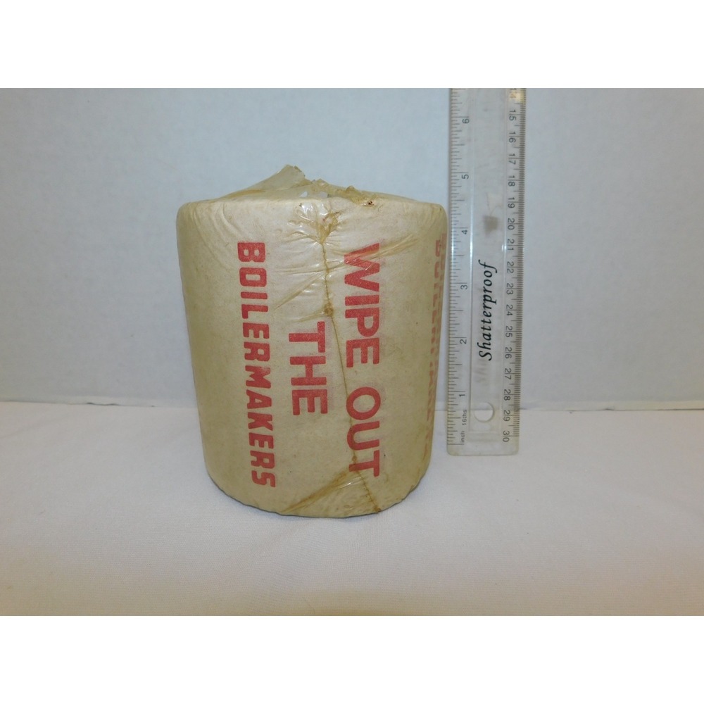 WIPE Out The Boilermakers Toilet Paper Roll Indiana Hoosiers Pride Gag Gift